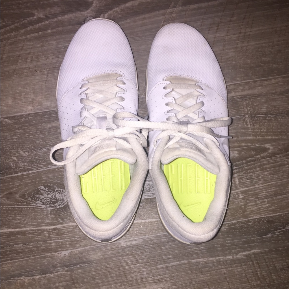 White Nike Cheer or casual tennis shoes